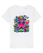 Hello summer - Caracatița jucăușa Tricou mânecă scurtă  Copii Mini Creator