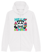 Hello summer - Cum fu panda Hanorac cu fermoar Unisex Connector