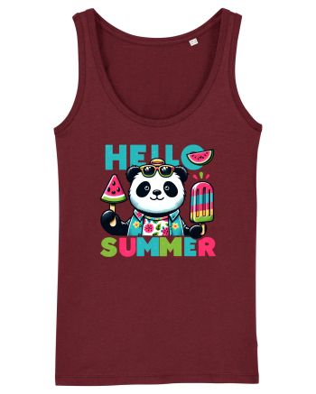 Hello summer - Cum fu panda Burgundy