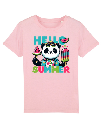 Hello summer - Cum fu panda Cotton Pink