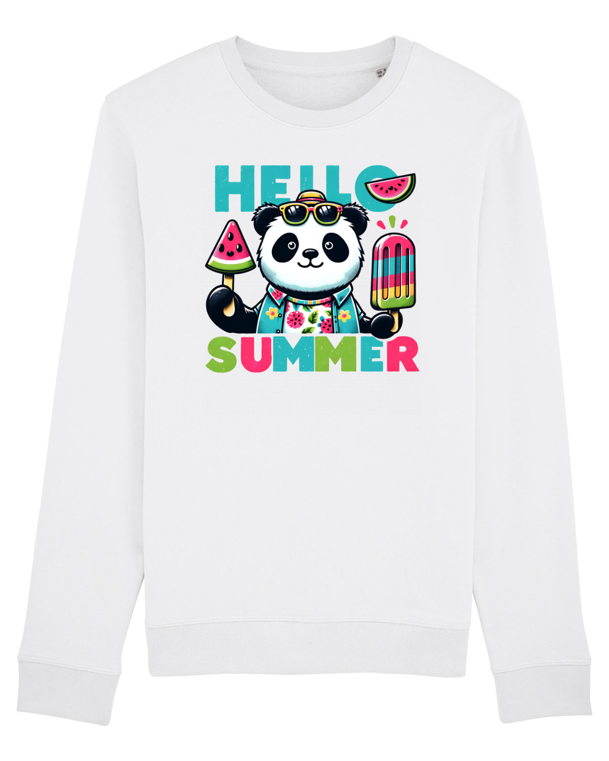 Bluză mânecă lungă Unisex Rise White