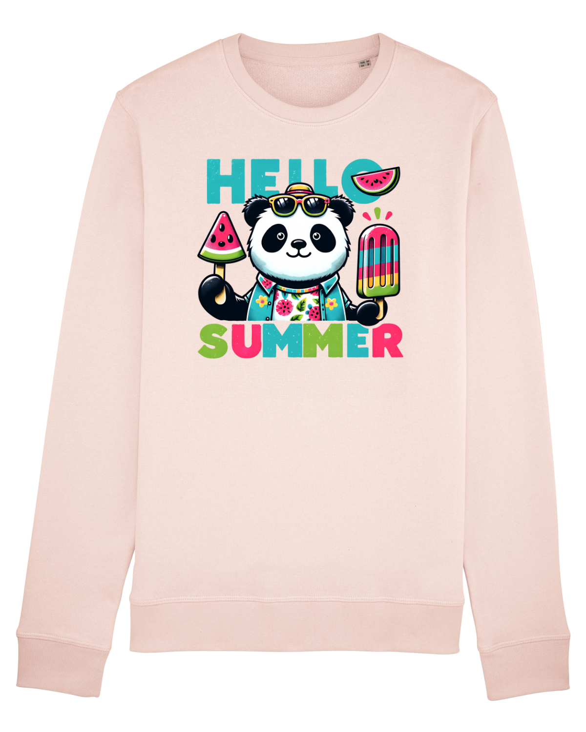 Bluză mânecă lungă Unisex Rise Candy Pink