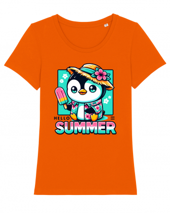 Hello summer - Pinguinul drăgălaș Bright Orange