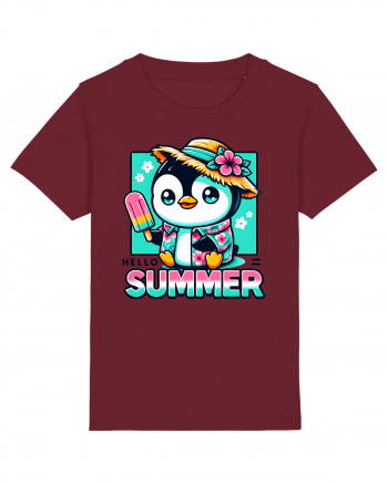 Hello summer - Pinguinul drăgălaș Burgundy