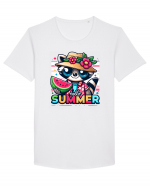 Hello summer - Raton bonton Tricou mânecă scurtă guler larg Bărbat Skater