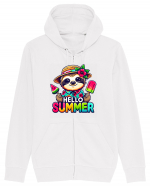 Hello summer - Leneșul cel vrednic Hanorac cu fermoar Unisex Connector