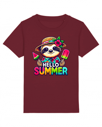 Hello summer - Leneșul cel vrednic Burgundy