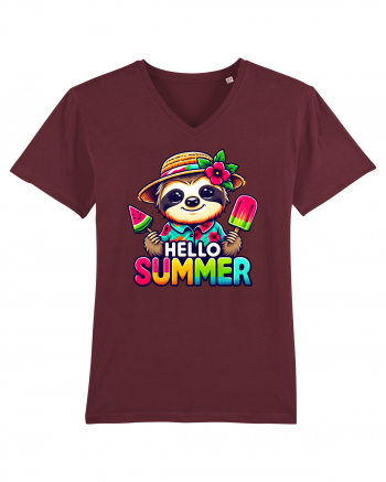 Hello summer - Leneșul cel vrednic Burgundy