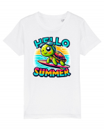 Hello summer - Țestoasă surfoasă Tricou mânecă scurtă  Copii Mini Creator