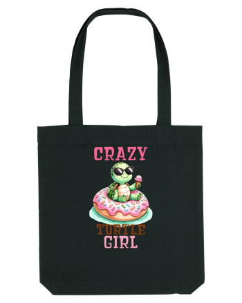 pentru iubitorii de țestoase - Crazy turtle girl Black