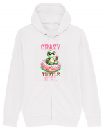 pentru iubitorii de țestoase - Crazy turtle girl Hanorac cu fermoar Unisex Connector