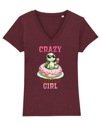 pentru iubitorii de țestoase - Crazy turtle girl Burgundy