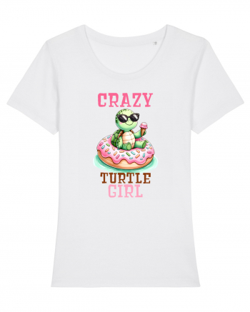 pentru iubitorii de țestoase - Crazy turtle girl White