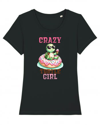 pentru iubitorii de țestoase - Crazy turtle girl Black