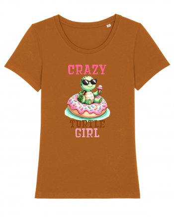 pentru iubitorii de țestoase - Crazy turtle girl Roasted Orange