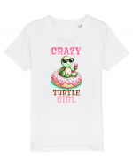 pentru iubitorii de țestoase - Crazy turtle girl Tricou mânecă scurtă  Copii Mini Creator