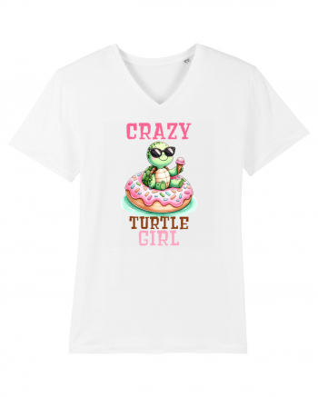 pentru iubitorii de țestoase - Crazy turtle girl White