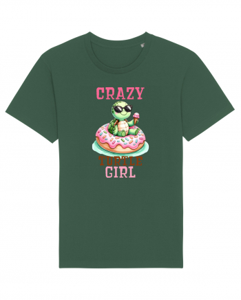 pentru iubitorii de țestoase - Crazy turtle girl Bottle Green