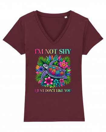 pentru iubitorii de țestoase - I am not shy Burgundy