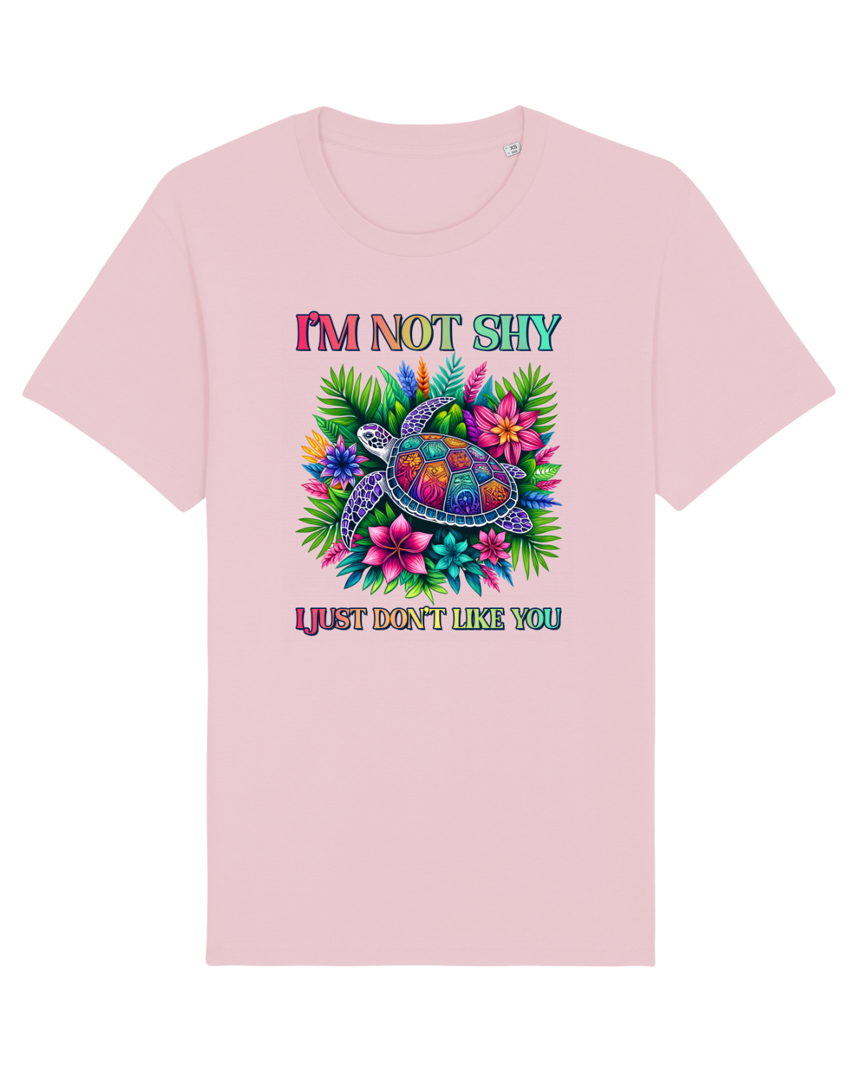 Tricou mânecă scurtă Unisex Rocker Cotton Pink