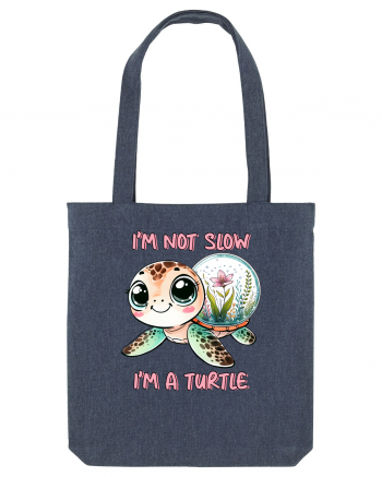 pentru iubitorii de țestoase - I am not slow, I am a turtle Midnight Blue