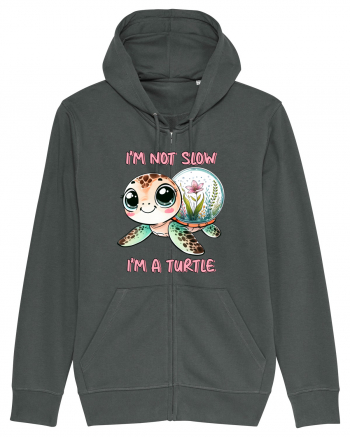 pentru iubitorii de țestoase - I am not slow, I am a turtle Anthracite