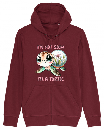 pentru iubitorii de țestoase - I am not slow, I am a turtle Burgundy