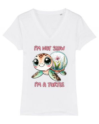 pentru iubitorii de țestoase - I am not slow, I am a turtle White