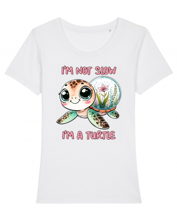 pentru iubitorii de țestoase - I am not slow, I am a turtle White