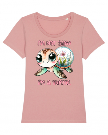 pentru iubitorii de țestoase - I am not slow, I am a turtle Canyon Pink