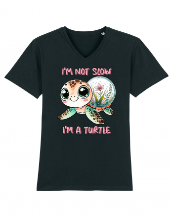 pentru iubitorii de țestoase - I am not slow, I am a turtle Black