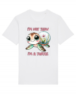 pentru iubitorii de țestoase - I am not slow, I am a turtle Tricou mânecă scurtă Unisex Rocker