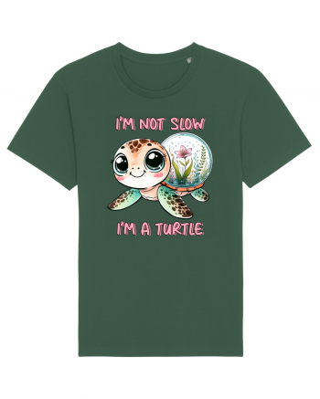 pentru iubitorii de țestoase - I am not slow, I am a turtle Bottle Green