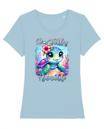 pentru iubitorii de țestoase - I am turtley adorable Sky Blue