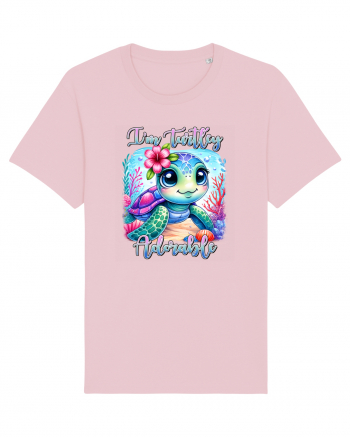 pentru iubitorii de țestoase - I am turtley adorable Cotton Pink