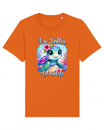 pentru iubitorii de țestoase - I am turtley adorable Bright Orange