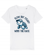 pentru iubitorii de țestoase - Slow but steady wins the race Tricou mânecă scurtă  Copii Mini Creator