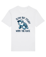 pentru iubitorii de țestoase - Slow but steady wins the race Tricou mânecă scurtă Unisex Rocker