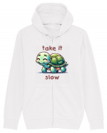 pentru iubitorii de țestoase - Take it slow Hanorac cu fermoar Unisex Connector