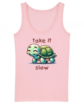 pentru iubitorii de țestoase - Take it slow Cotton Pink