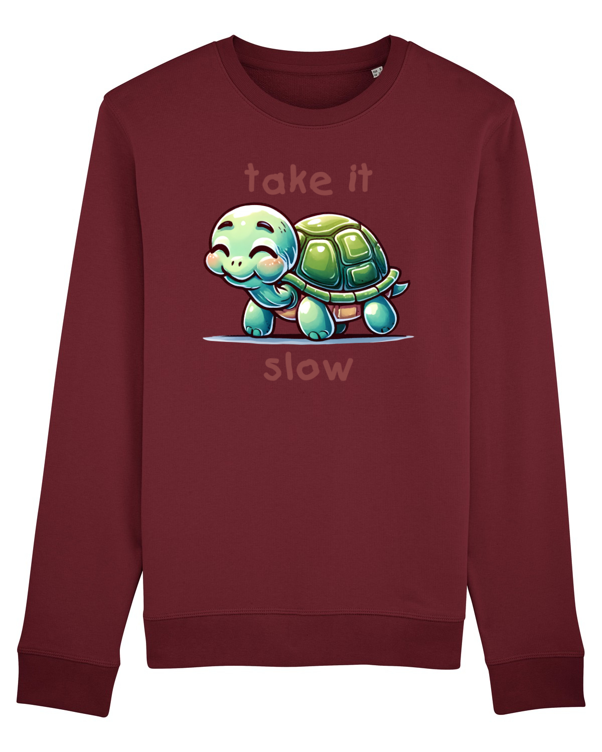 Bluză mânecă lungă Unisex Rise Burgundy