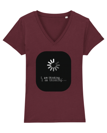I am Thinking.. Burgundy