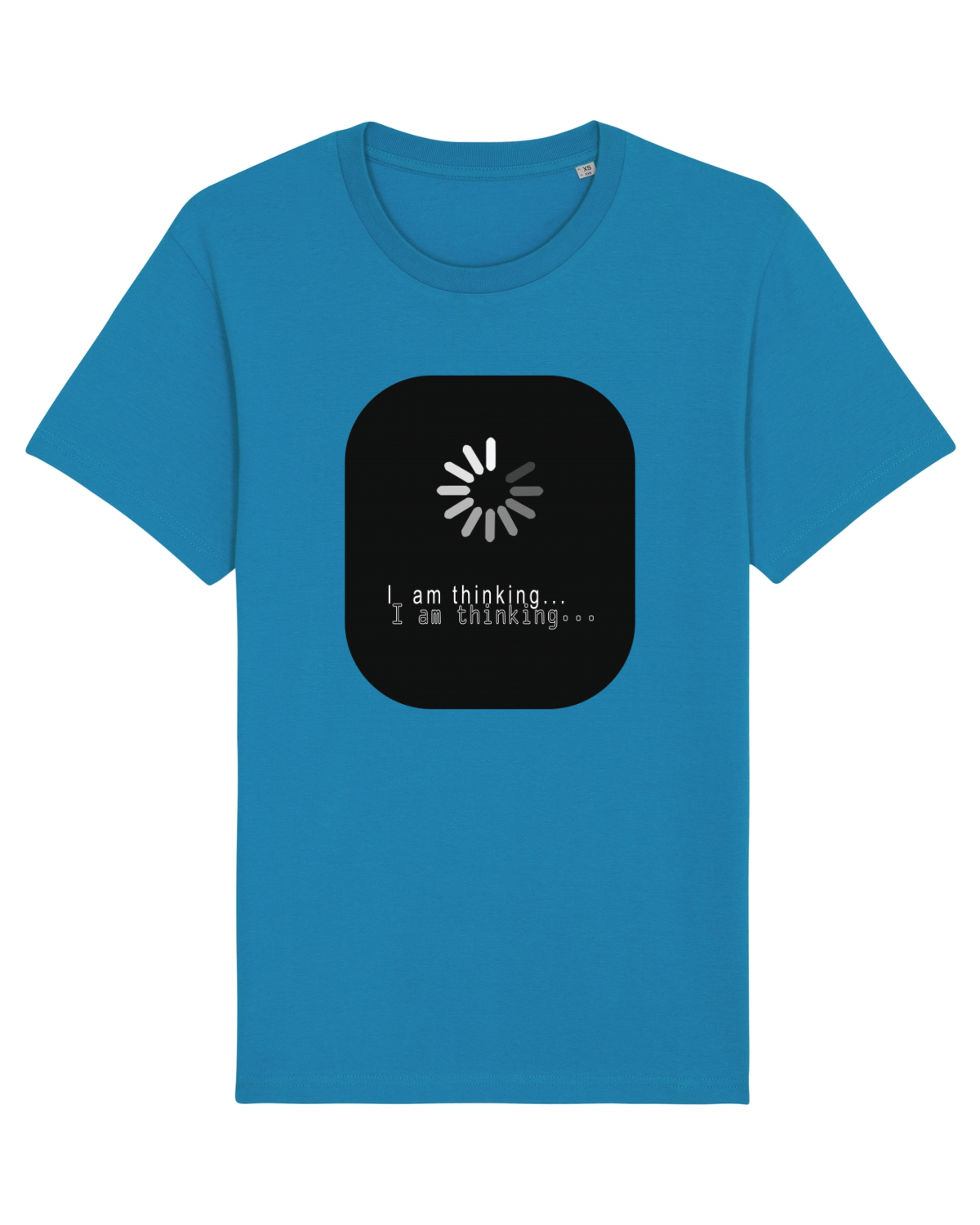 Tricou mânecă scurtă Unisex Rocker Azur