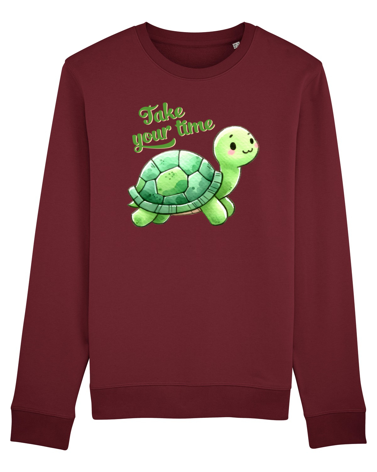 Bluză mânecă lungă Unisex Rise Burgundy