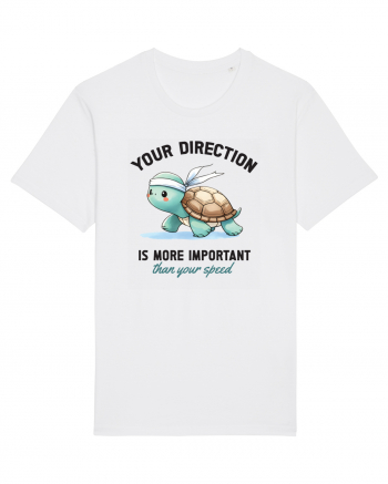 Your direction is more important than your speed Tricou mânecă scurtă Unisex Rocker