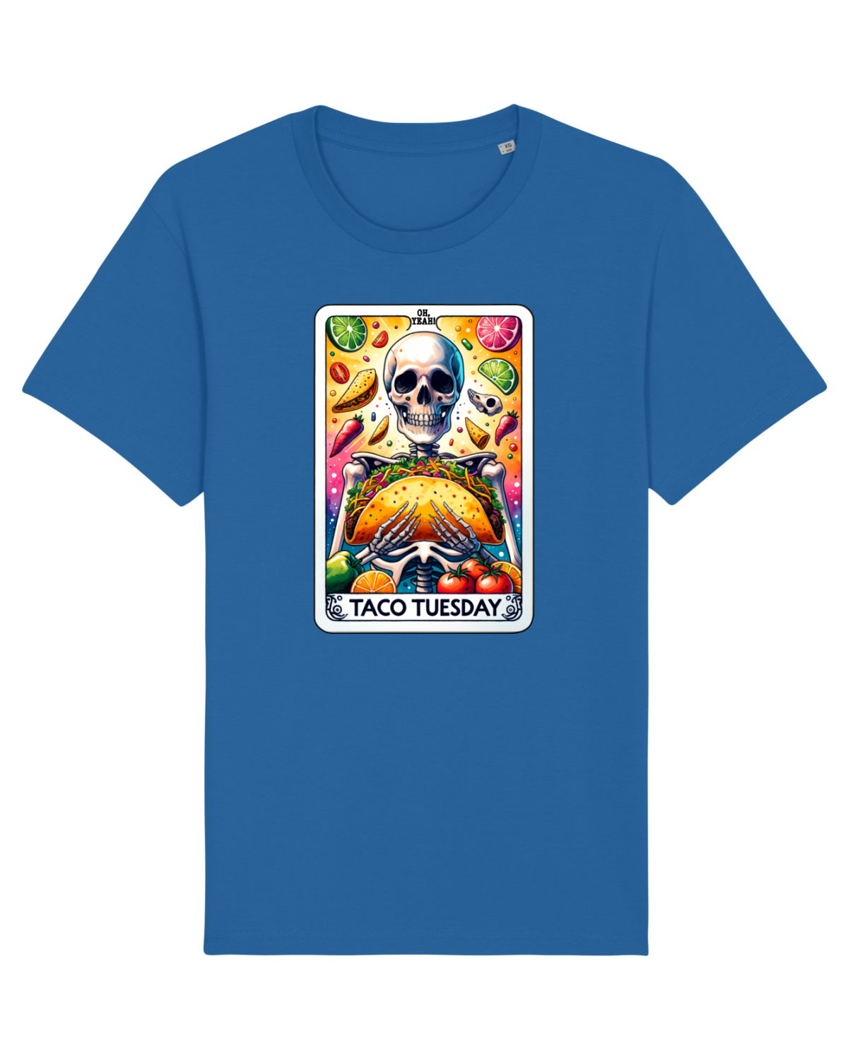 Tricou mânecă scurtă Unisex Rocker Royal Blue