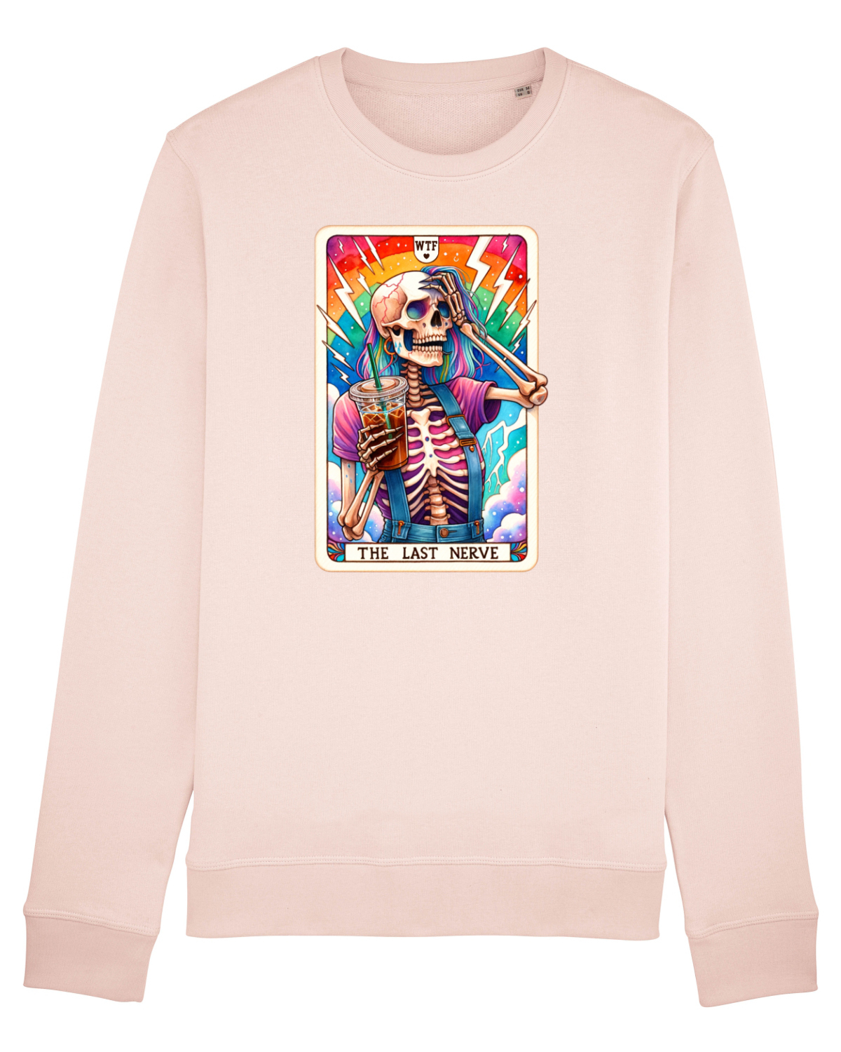Bluză mânecă lungă Unisex Rise Candy Pink
