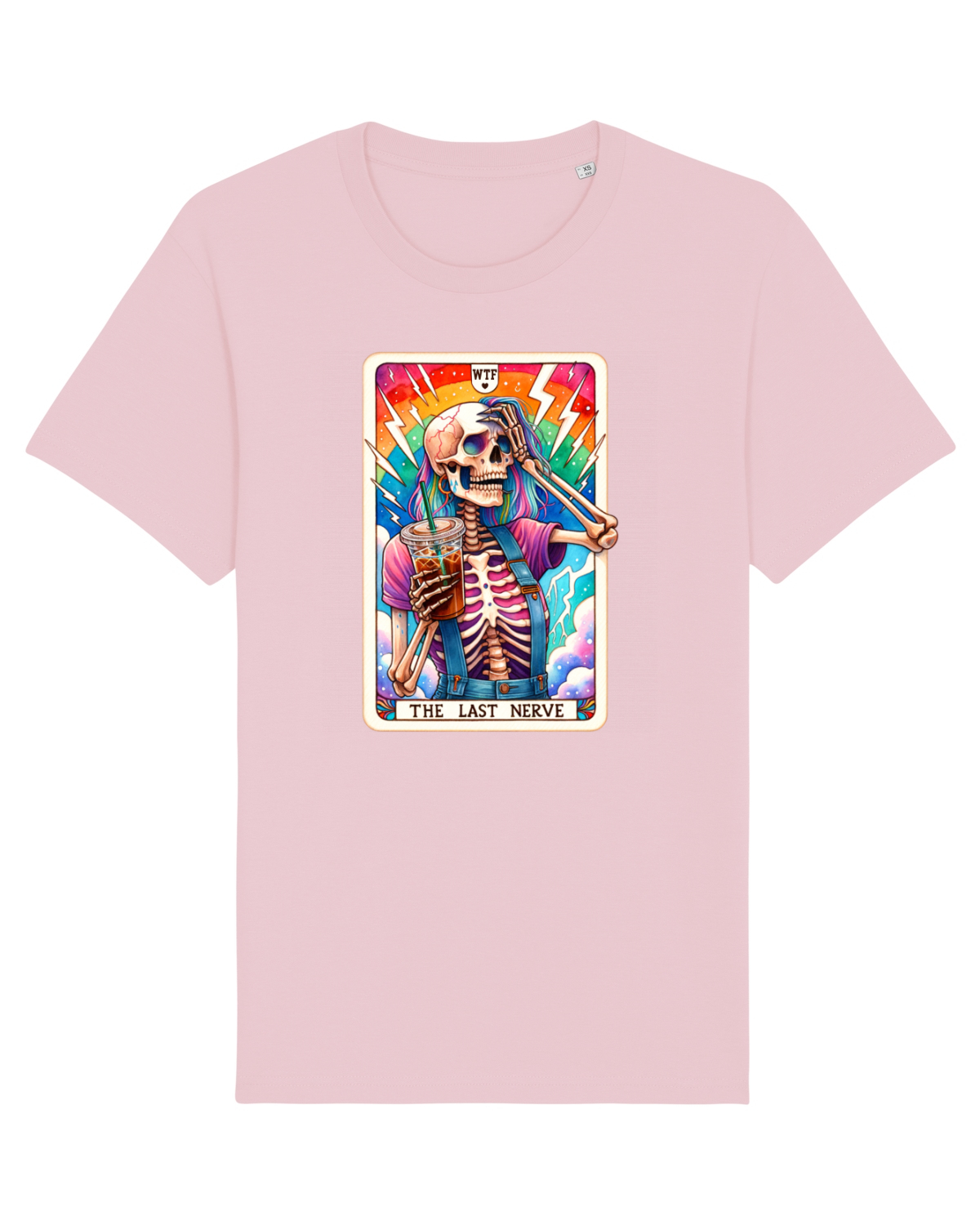 Tricou mânecă scurtă Unisex Rocker Cotton Pink