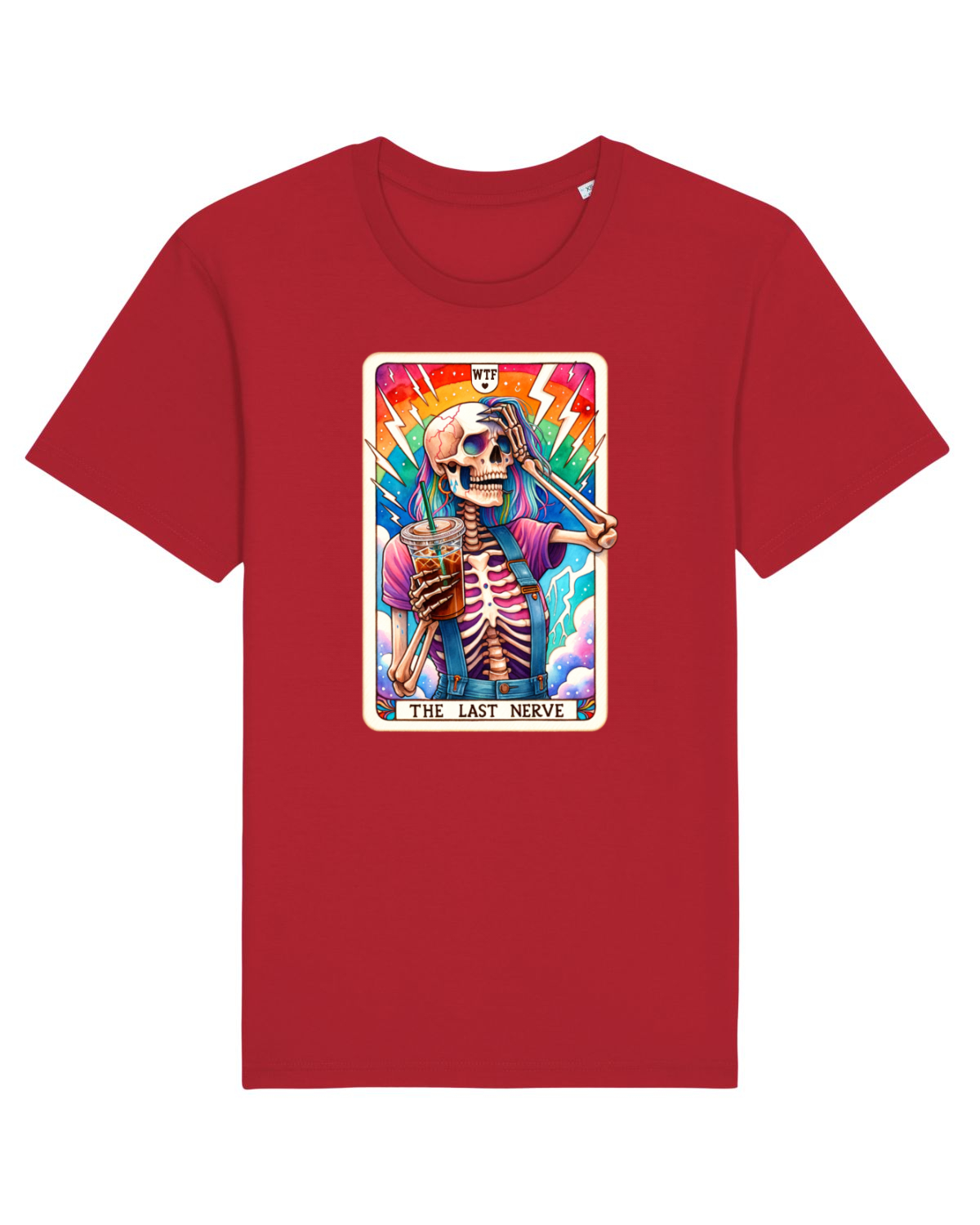 Tricou mânecă scurtă Unisex Rocker Red