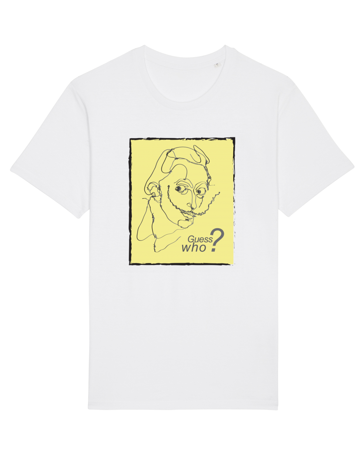 Tricou mânecă scurtă Unisex Rocker White